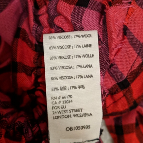 NWT Free People Pacific Dawn plaid shirt - Picture 7 of 7